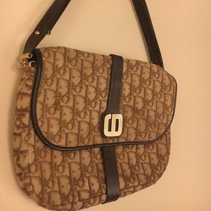 Dior Logo Vintage Purse Crossbody Bag Authentic